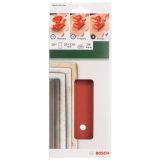 SAMOPRITDILNI BRUSNI LIST BOSCH 10-DELNI SET C430 RDEČ 93X230 MM G240 8 LUKENJ