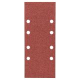 SAMOPRITDILNI BRUSNI LIST BOSCH 10-DELNI SET C430 RDEČ 93X230 MM K100 6 LUKENJ