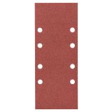 SAMOPRITDILNI BRUSNI LIST BOSCH 10-DELNI SET C430 RDEČ 93X230 MM K120 6 LUKENJ