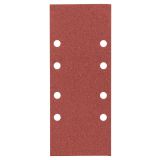 SAMOPRITDILNI BRUSNI LIST BOSCH 10-DELNI SET C430 RDEČ 93X230 MM K120 8 LUKENJ