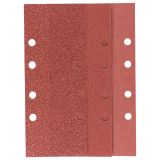 SAMOPRITDILNI BRUSNI LIST BOSCH 10-DELNI SET C430 RDEČ 93X230 MM K60/120/180