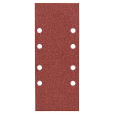 SAMOPRITDILNI BRUSNI LIST BOSCH 10-DELNI SET C430 RDEČ 93X230 MM K80 6 LUKENJ