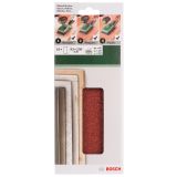 SAMOPRITDILNI BRUSNI LIST BOSCH 10-DELNI SET C430 RDEČ 93X230MM G60/120/180