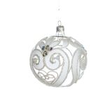 STEKLENA BUNKA GLOSSTYLE 100 MM 4/1 BELA 2 Z IN 2 BREZ DEKORJA