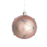 STEKLENA BUNKA GLOSSTYLE 100 MM 4/1 ROZA 2 Z IN 2 BREZ DEKORJA