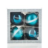 STEKLENA BUNKA GLOSSTYLE 100 MM 4/1 TEMNO MODRA 2 Z IN 2 BREZ DEKORJA