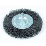 KROŽNA ŽIČNA ŠČETKA TACTIX 100MM FE 0.30MM OS 6MM