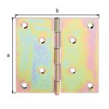 SPONA ZA POHIŠTVO ALBERTS 100X100X1.2 MM