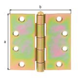SPONA ZA POHIŠTVO ALBERTS 100X100X2.5 MM