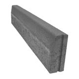 BETONSKI ROBNIK OBLAK GROUP 100X20X8 CM RAVEN GRAFITNO ČRN