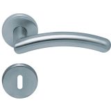 INOX KLJUKA ZA VRATA SCOOP 1084 Z ROZETO KLJUČ