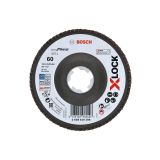 LAMELNI BRUSNI DISK POŠ. BOSCH 115X22.23MM G60 X-LOCK X571 ZA KOVINO