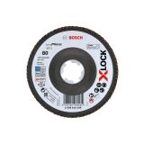 LAMELNI BRUSNI DISK POŠ. BOSCH 115X22.23MM G80 X-LOCK X571 ZA KOVINO