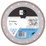 DIAMANTNA REZALNA PLOŠČA MQ 115X22X7 MM GRANIT, BETON, STREŠNA OPEKA