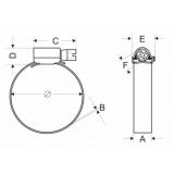 OBJEMKA FE-GO 12-20/9 MM KALE W2 25 KOS