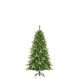 ZELENA NOVOLETNA JELKA Z VRŠIČKI IZ UMETNE MASE, VIŠINE 120 CM