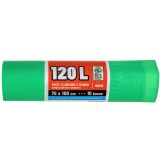 VREČKE ZA SMETI PISKAR 120 L S TRAKOM V ROLI 10/1 75X100 CM