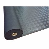 TEHNIČNA GUMENA PLOŠČA 3X1200 MM ČRNA KARO AVTOTEKAČ NA METER 10 M