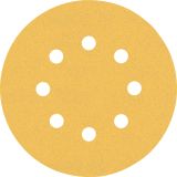 SAMOPRITRILNI BRUSNI DISK BOSCH 125MM 8 LUKENJ G120 EXC470 ZA LES IN BARVO