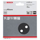 SAMOPRITRILNI BRUSNI DISK BOSCH 5- DELNI SET F355 ČRN 125MM 8 LUKENJ P100