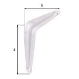 KOVINSKI NOSILEC POLICE ALBERTS 125X100 MM, BEL