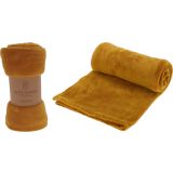 DEKORATIVNA ODEJA EH 125X150 CM, SVETLO RJAVA