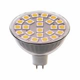NIZKONAPETOST.LED ŽARNICA EMOS 12V MR16 4W/NW GU5.3 DIHROIČNA 24 LED 5050