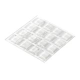 BLAŽILEC VRAT HETTICH DIY 13X13X3, SAMOLEPJIV, PROZOREN, V ZAVOJU JE 16 KOS