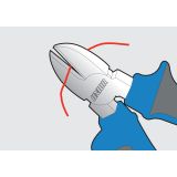 STRANSKE ŠČIPALNE KLEŠČE UNIOR 140 MM KROMIRANE ART. 461BI