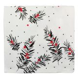 PRT SIRETESSILE 140X240CM PRINT SHINY ZLAT/RDEČ/ČRN