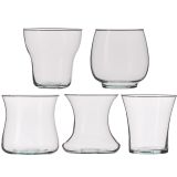 STEKLENA VAZA 14X14.5 CM RAZLIČNI MODELI