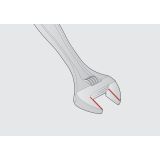 VILIČASTI KLJUČ S POLŽEM UNIOR 150/0-19 MM KROMIRAN ART. 250