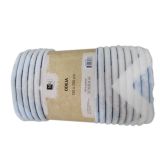 DEKORATIVNA ODEJA MQ 150X200 CM MODRO SIVA