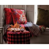 ODEJA 150X200 CM, KARO RDEČ FLANELA