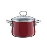 LONEC / KOZICA RIESS KOZICA 2 L 16 CM VISOKA S STEKL. POKROVOM ROSSO