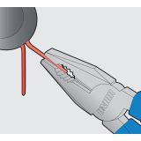 KOMBINIRANE KLEŠČE UNIOR 160 MM KROMIRANE ART. 405BI