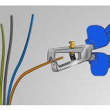 KLEŠČE ZA SNEMANJE UNIOR 160/0.6-10 MM BRUŠENE ART. 478/4G