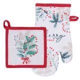 NOVOLETNI SET PRIJEMALKE IN ROKAVICE