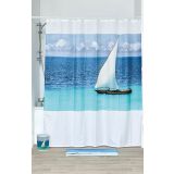 TENDANCE ZAVESA ZA KAD 180 X 200 CM POLIESTER, COCONUT ISLAND