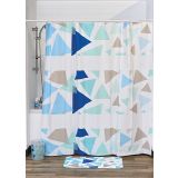 TENDANCE ZAVESA ZA KAD 180X180 CM PEVA, GEOMETRIK