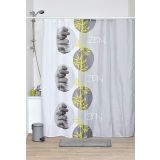 TENDANCE ZAVESA ZA KAD + 12 PP KLJUKIC 180 X 200 CM POLIESTER, PALAOS