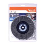 KROŽNA ŽIČNA ŠČETKA TACTIX 180X25X32MM Z REDUC.VLOŽ. FE ŽICA 0.30MM