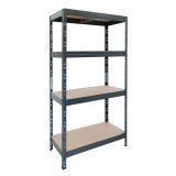 REGAL AR SHELVING 180X90X45 CM 4P/300KG ANTRACIT - GARAGE