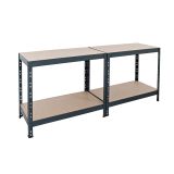 REGAL AR SHELVING 180X90X45 CM 4P/300KG ANTRACIT - GARAGE
