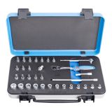 GARNITURA NASADNIH KLJUČEV 1/4" UNIOR V KOVINSKI KASETI 33-DELNA ART. 188C (615151)