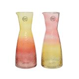 SERVIRNI VRČ DECORIS 1.5L KARAFA Z ZLATIM ROB. REDEČE RUMENI