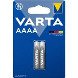 ALKALNI BATERIJSKI VLOŽEK VARTA 1.5V LONGLIFE POWER AAAA 2/1