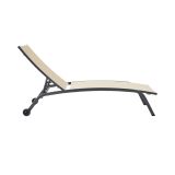 1PX LEŽALNIK RIVERA STEEL STACK TEXT 2X1 4 POLOŽAJI BEŽ