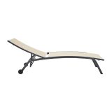 1PX LEŽALNIK RIVERA STEEL STACK TEXT 2X1 4 POLOŽAJI BEŽ