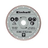 DIAMANTNA REZALNA PLOŠČA EINHELL 200X25.4 MM MARMOR, BETON, GRANIT